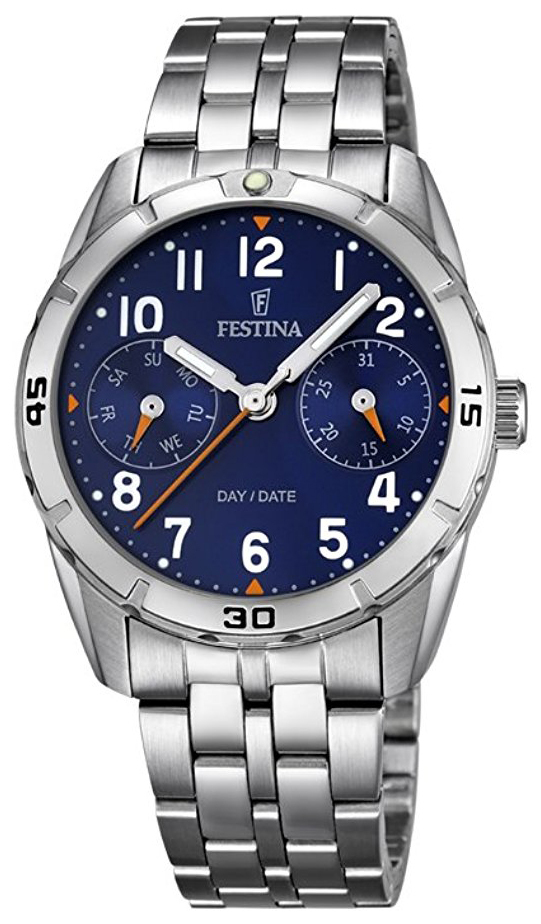 Festina F16908-2 Blå/Stål Ø33 mm - Festina