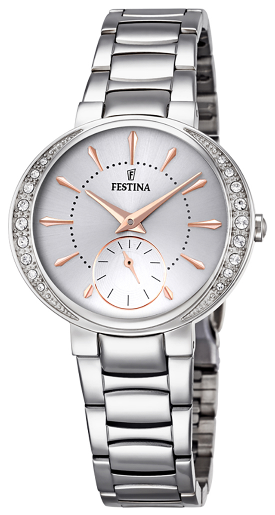 Festina Damklocka F16909-1 Silverfärgad/Stål Ø33 mm - Festina