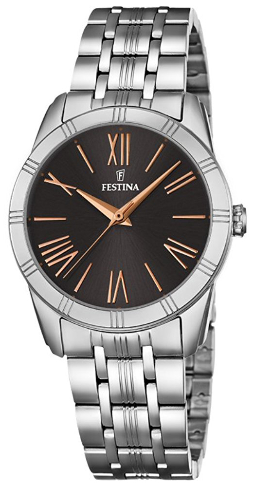 Festina Damklocka F16940-3 Brun/Stål Ø32 mm - Festina