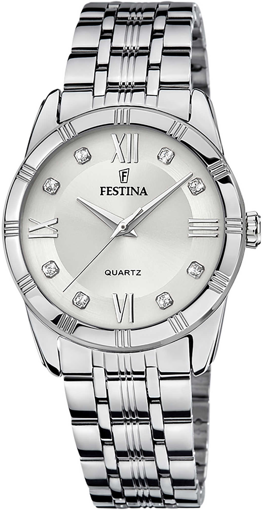 Festina Damklocka F16940-A Silverfärgad/Stål Ø33 mm - Festina