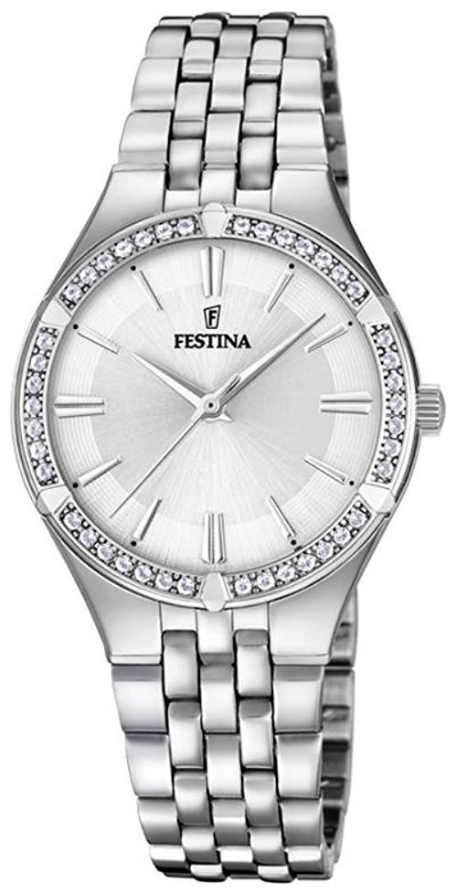 Festina Damklocka F20223-1 Vit/Stål Ø31 mm - Festina