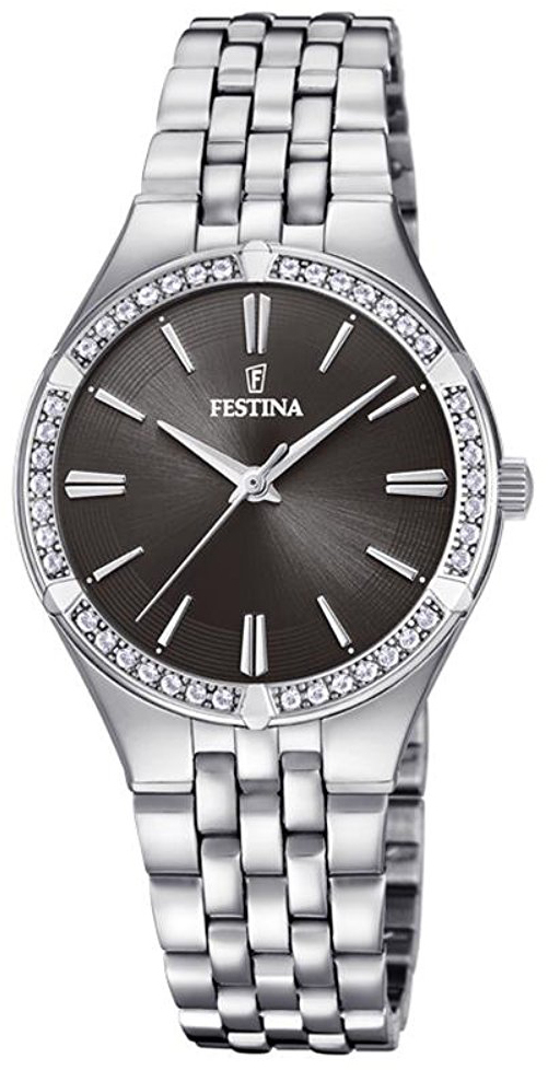 Festina Damklocka F20223-2 Svart/Stål Ø31 mm - Festina