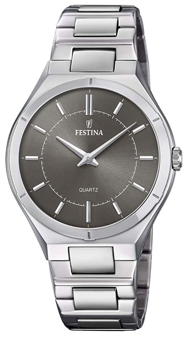 Festina Herrklocka F20244-3 Grå/Stål Ø39 mm - Festina