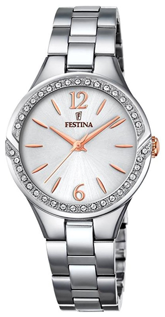 Festina Damklocka F20246-1 Vit/Stål Ø29 mm - Festina