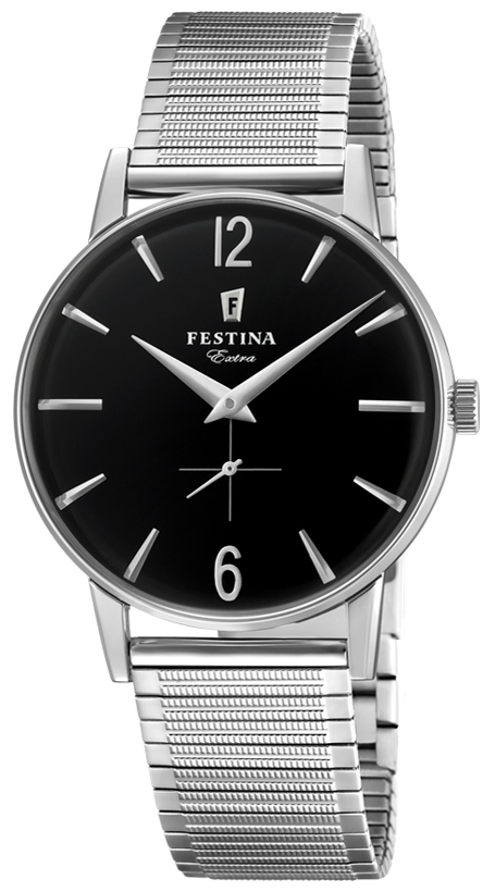 Festina Herrklocka F20250-4 Svart/Stål Ø36 mm - Festina