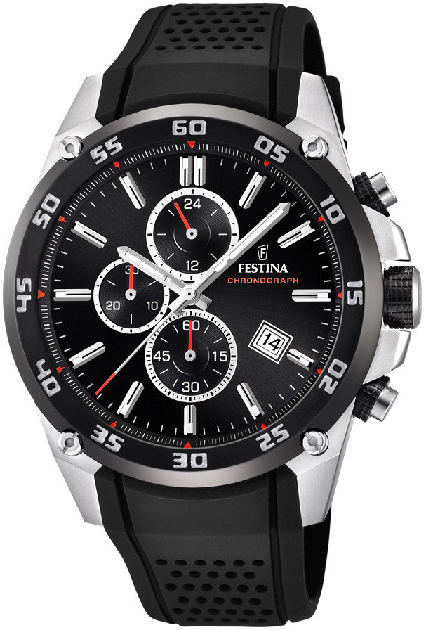 Festina Herrklocka F20330-5 Svart/Gummi Ø46 mm - Festina