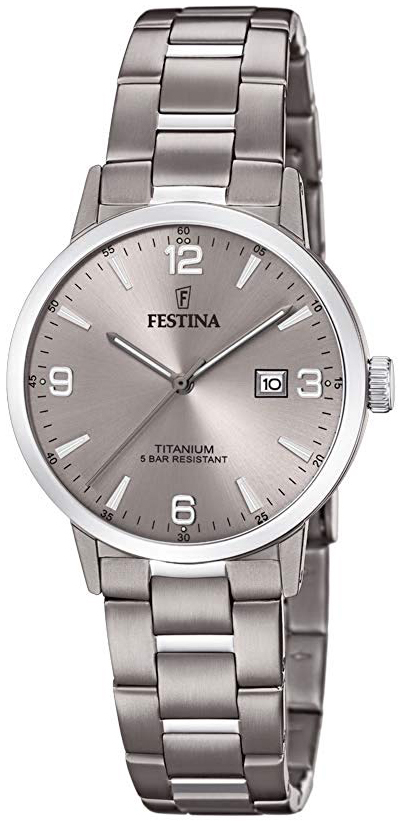 Festina Damklocka F20436-2 Grå/Titan Ø32 mm - Festina