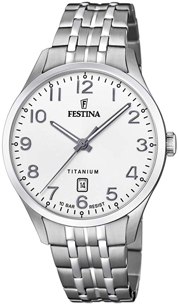 Festina Herrklocka F20466-1 Vit/Titan Ø40 mm