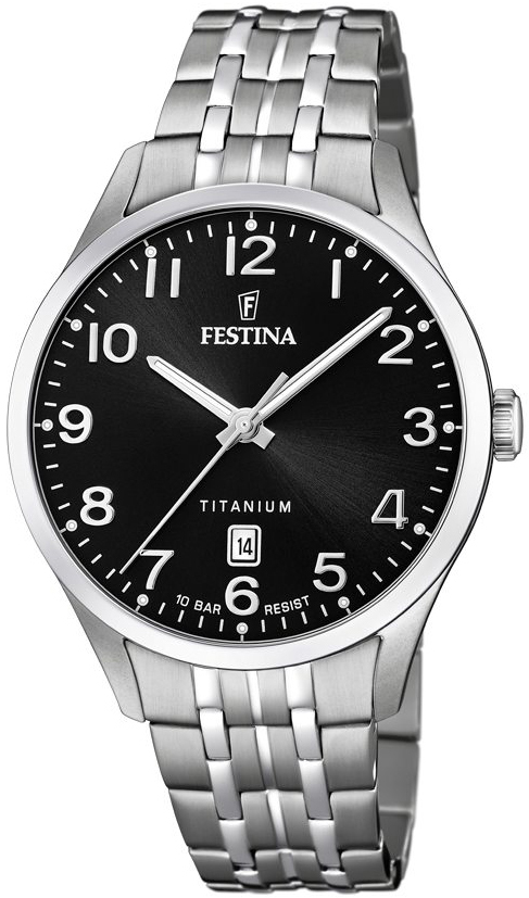 Festina Herrklocka F20466-3 Svart/Titan Ø40 mm