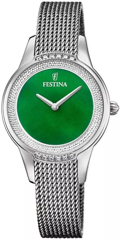 Festina Damklocka F20494-7 Mademoiselle Grön/Stål Ø30.2 mm - Festina