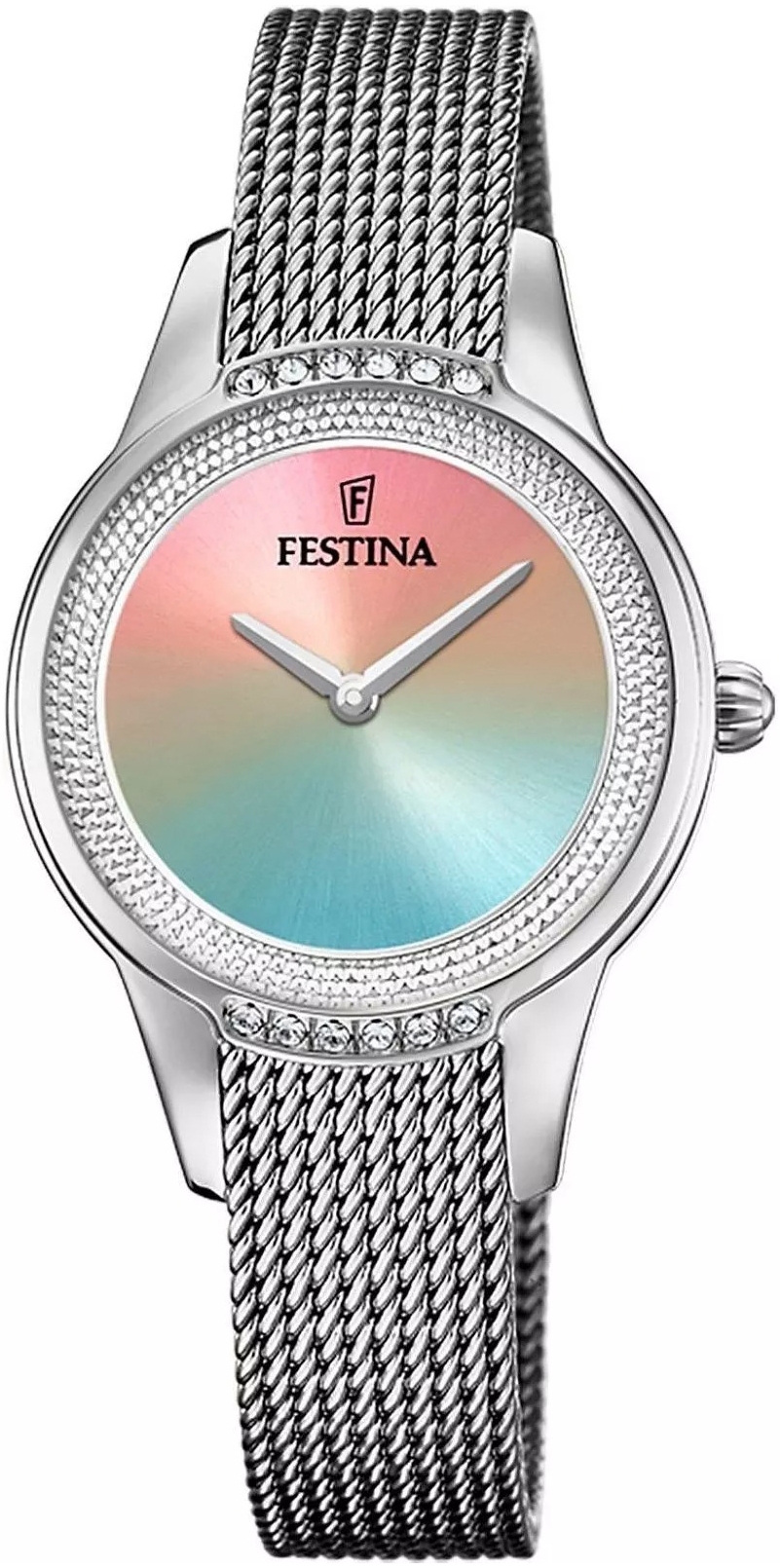 Festina Damklocka F20494-9 Mademoiselle Flerfärgad/Stål Ø30.2 mm - Festina