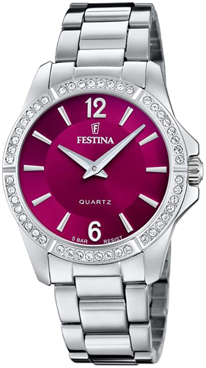 Festina Damklocka F20593-2 Mademoiselle Rosa/Stål Ø34.5 mm - Festina