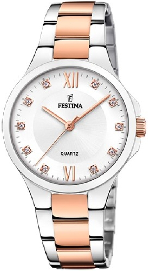 Festina Damklocka F20612-1 Mademoiselle Silverfärgad/Roséguldstonat - Festina