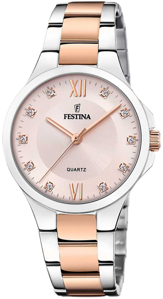 Festina Damklocka F20612-2 Mademoiselle Rosa/Roséguldstonat stål - Festina