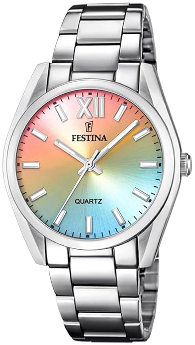 Festina Damklocka F20622-H Boyfriend Flerfärgad/Stål Ø36.8 mm - Festina