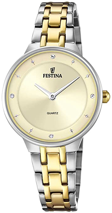 Festina Damklocka F20625-2 Mademoiselle Guld/Gulguldtonat stål - Festina