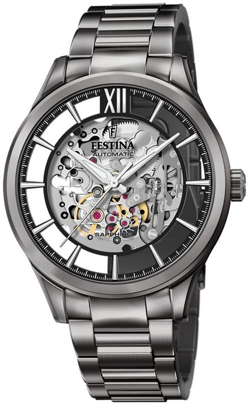 Festina Herrklocka F20632-1 Classic Grå/Stål Ø42.8 mm - Festina