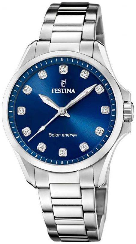 Festina Damklocka F20654-4 Petite Blå/Stål Ø35 mm - Festina