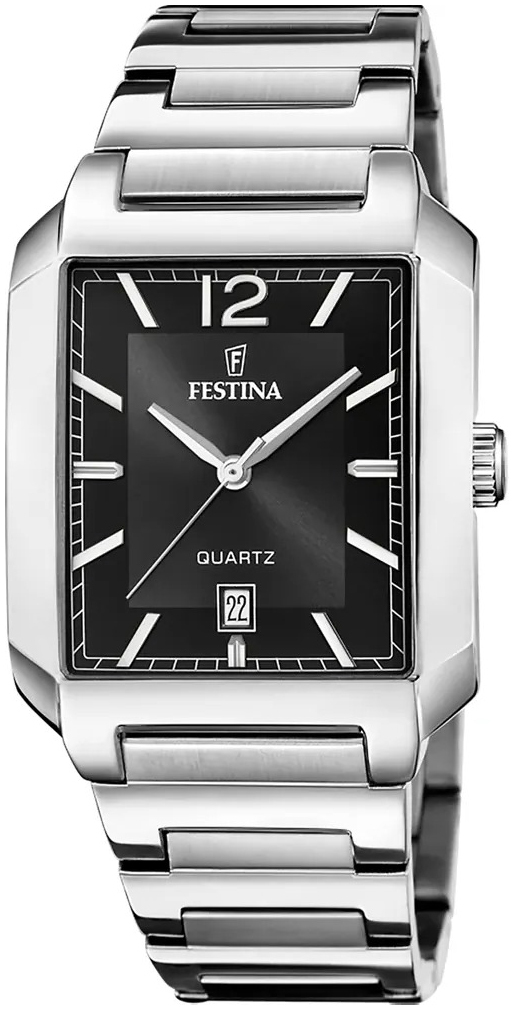 Festina Herrklocka F20677-4 Classic Svart/Stål