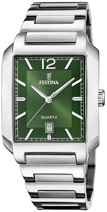 Festina Herrklocka F20677-5 Classic Grön/Stål