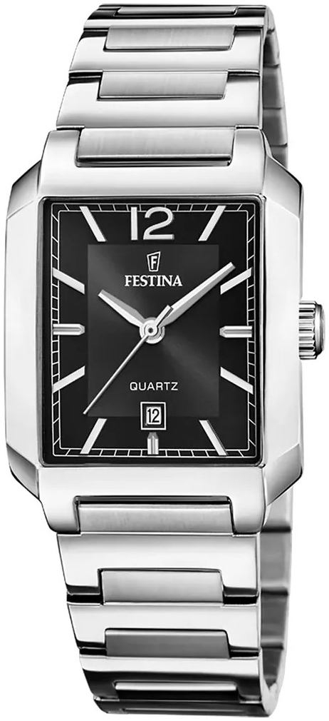 Festina Damklocka F20679-4 Classic Svart/Stål - Festina