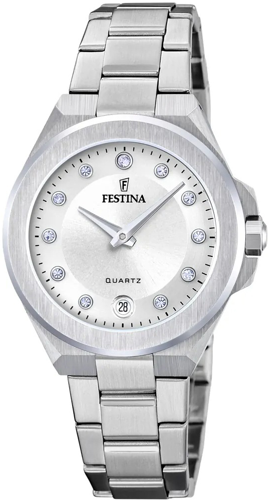 Festina Damklocka F20700-1 Mademoiselle Silverfärgad/Stål Ø33 mm - Festina