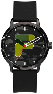 Fila Herrklocka 38-326-103 style Svart/Gummi Ø42 mm - Fila