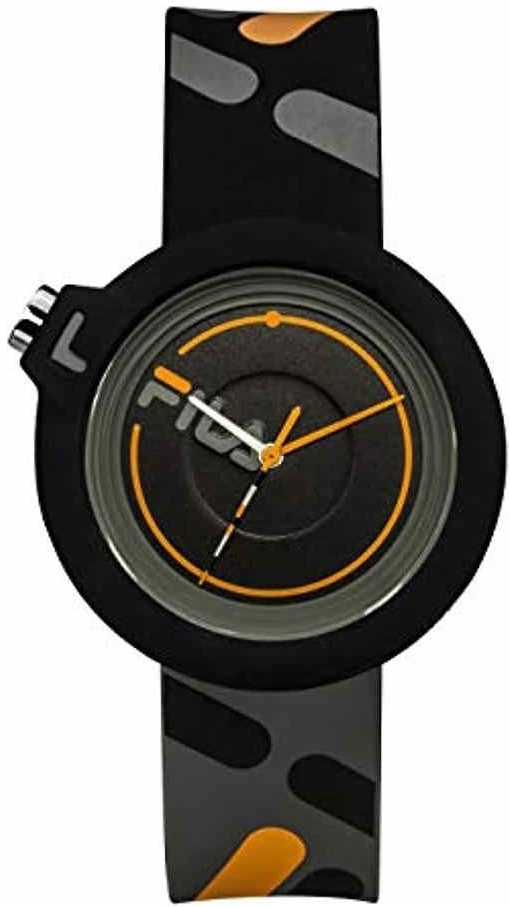 Fila Herrklocka 38-6081-007 Puffy Svart/Gummi Ø42 mm - Fila