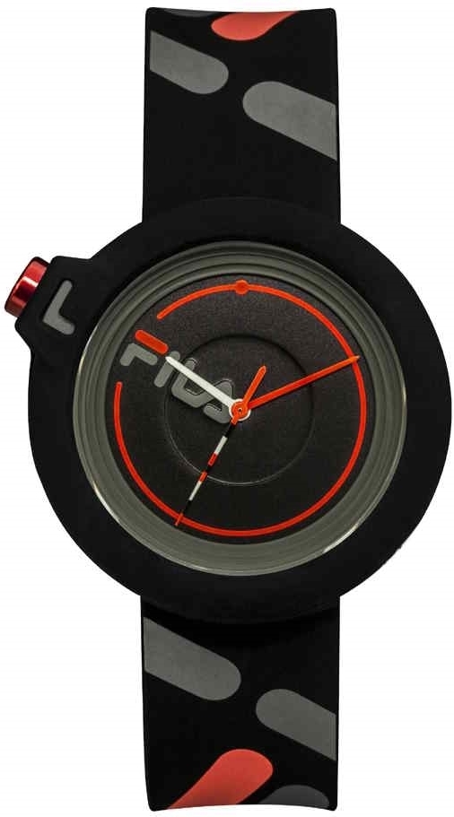 Fila Herrklocka 38-6081-008 Puffy Svart/Gummi Ø42 mm - Fila