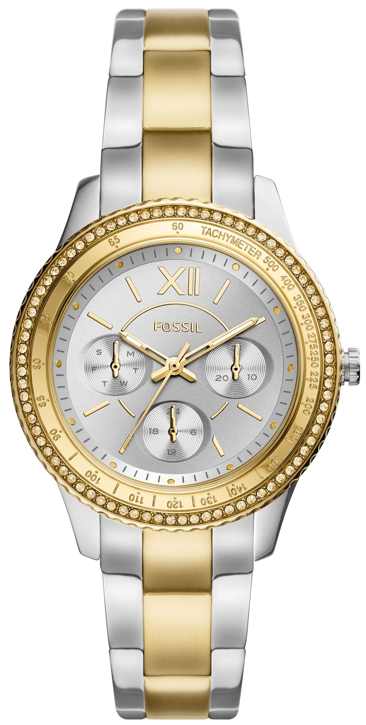 Fossil Damklocka ES5107 Stella Silverfärgad/Stål Ø37 mm - Fossil