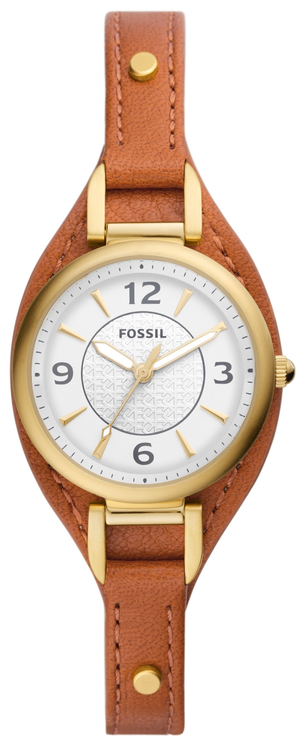 Fossil Damklocka ES5215 Carlie Mini Vit/Läder Ø28 mm - Fossil