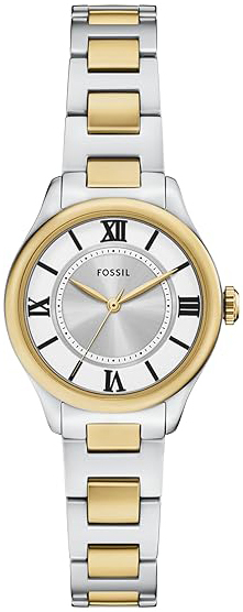 Fossil Damklocka ES5422 Gilmore Silverfärgad/Gulguldtonat stål Ø28 - Fossil