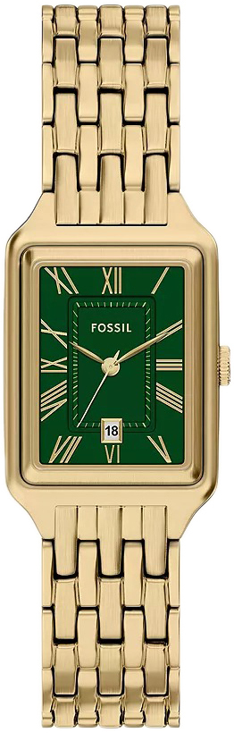 Fossil Damklocka ES5452 Raquel Grön/Gulguldtonat stål - Fossil