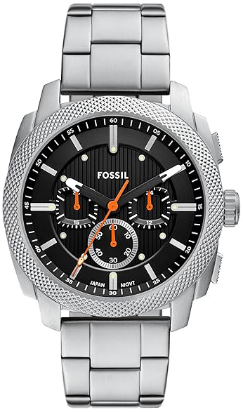 Fossil Herrklocka FS6095 Machine Svart/Stål Ø44 mm - Fossil
