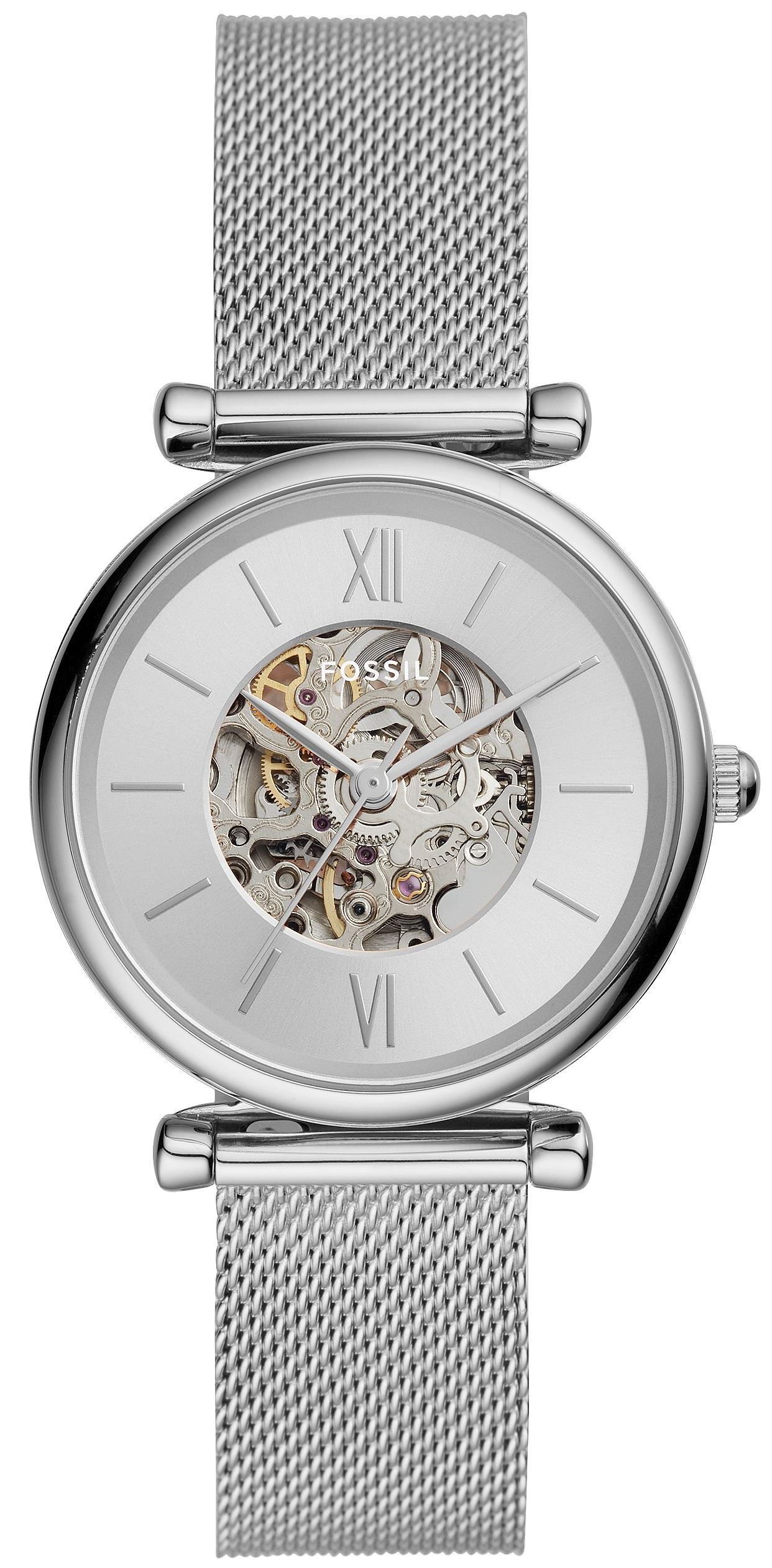 Fossil Damklocka ME3176 Carlie Silverfärgad/Stål Ø35 mm - Fossil
