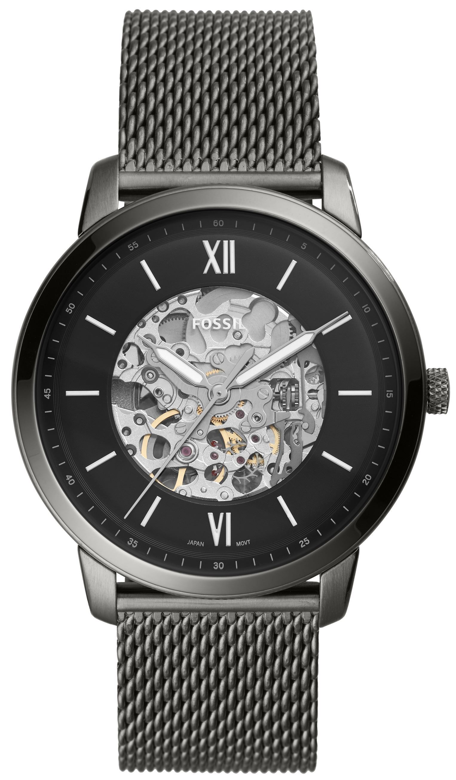 Fossil Herrklocka ME3185 Neutra Automatic Svart/Stål Ø44 mm - Fossil