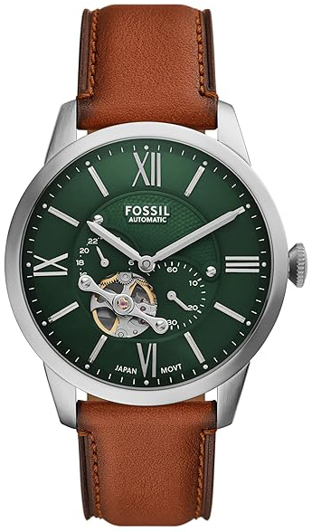 Fossil Herrklocka ME3265 Townsman Grön/Läder Ø44 mm - Fossil