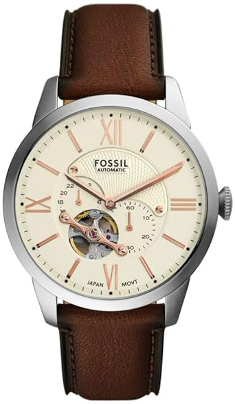 Fossil Herrklocka ME3266 Townsman Beige/Läder Ø44 mm - Fossil