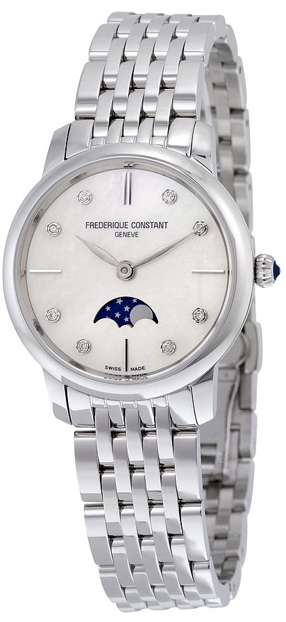 Frederique Constant Damklocka FC-206MPWD1S6B Classics Vit/Stål Ø30
