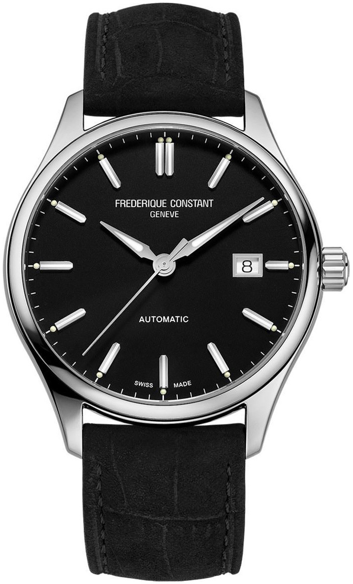 Frederique Constant Herrklocka FC-303NB5B6 Classics Svart/Läder Ø40 - Frederique Constant