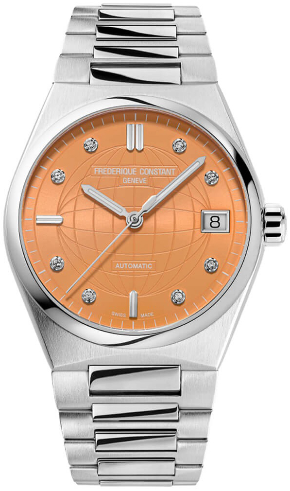 Frederique Constant Damklocka FC-303OD2NH6B Highlife Orange/Stål