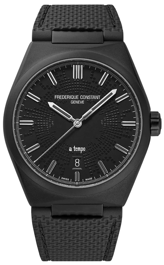 Frederique Constant Herrklocka FC-303TA3DNH6 Highlife Svart/Gummi