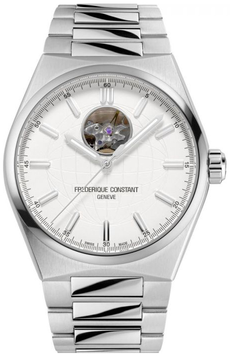 Frederique Constant Herrklocka FC-310S4NH6B Highlife Vit/Stål Ø41 mm - Frederique Constant