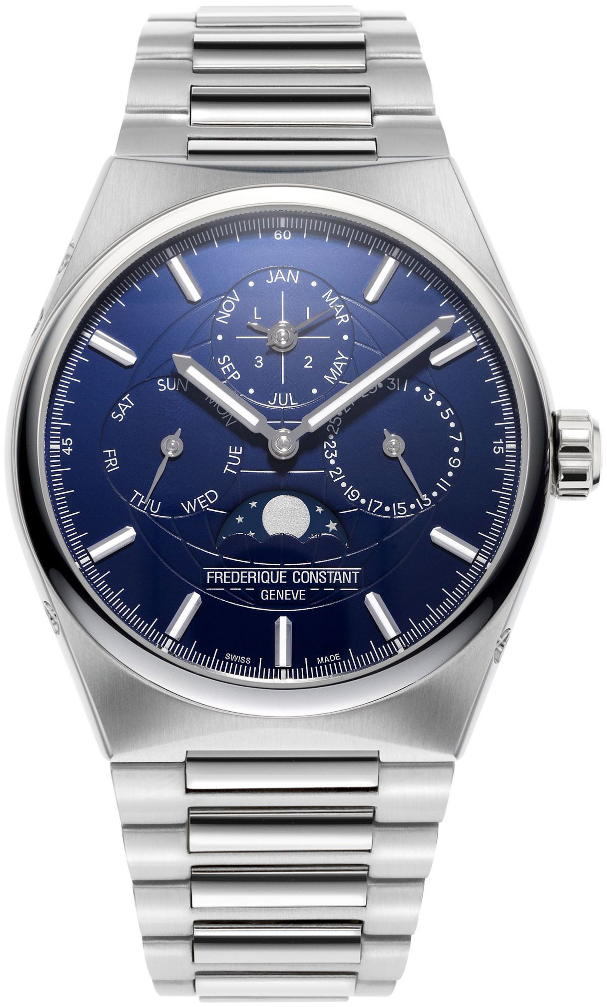 Frederique Constant Herrklocka FC-775N4NH6B Highlife Blå/Stål Ø41 - Frederique Constant