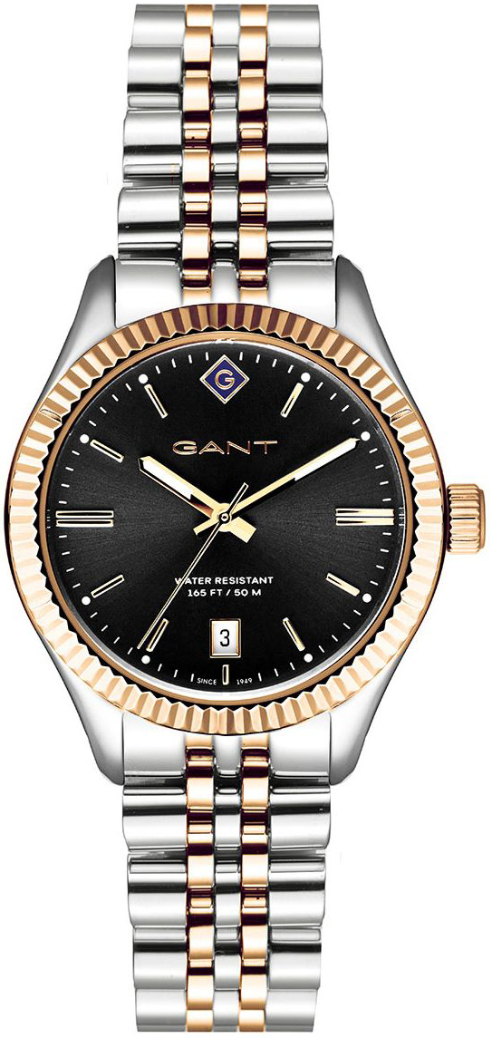 Gant Damklocka G136010 Svart/Roséguldstonat stål Ø34 mm