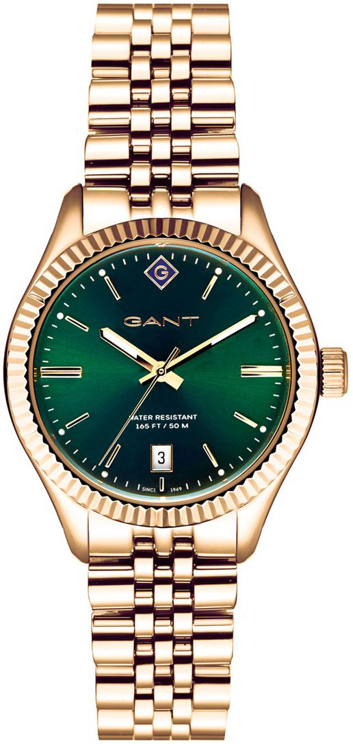 Gant Damklocka G136011 Sussex Grön/Roséguldstonat stål Ø34 mm