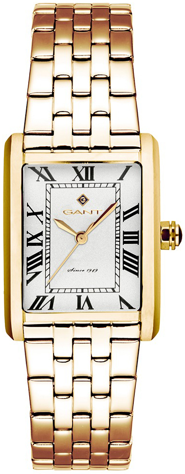 Gant Damklocka G173103 Heritage Silverf&auml;rgad/Gulguldtonat st&aring;l