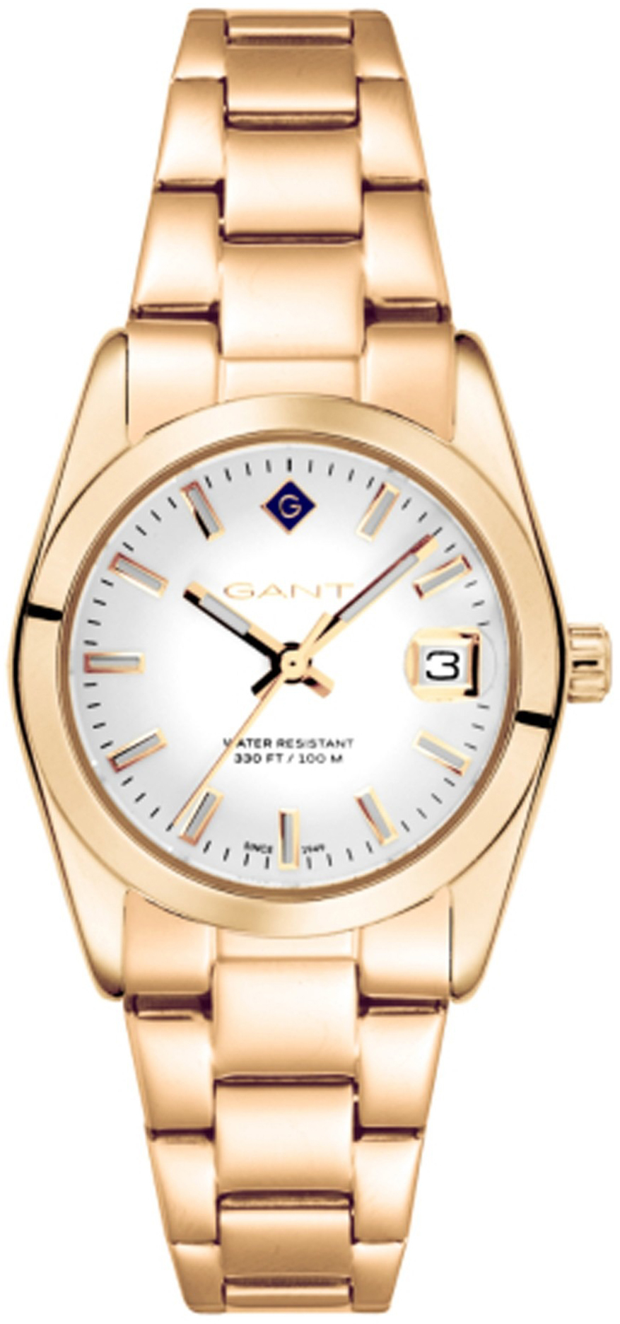 Gant Damklocka G186005 Everett Mini Vit/Roséguldstonat stål Ø28 mm