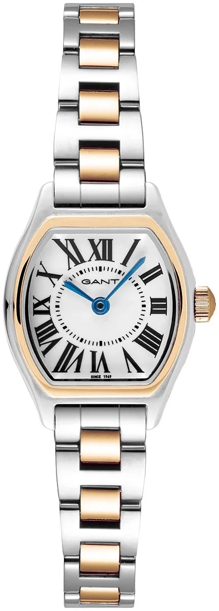 Gant Herrklocka G301002 Caribou Vit/Ros&eacute;guldstonat st&aring;l &Oslash;22 mm