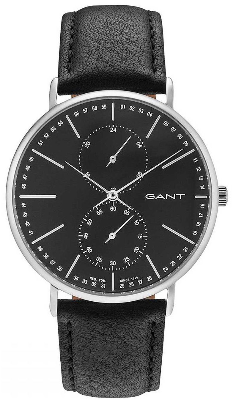Gant 99999 Herrklocka GT036001 Svart/Läder Ø41 mm - Gant